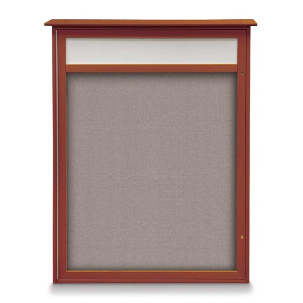 Single Door Enclosed Indoor Letterboard